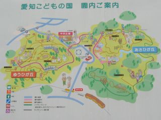 「こどもの国」の案内図